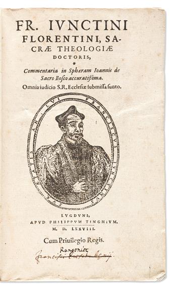 Giuntini, Francesco (1523-1590) Commentaria in Sphaeram Ioannis de Sacro Bosco.